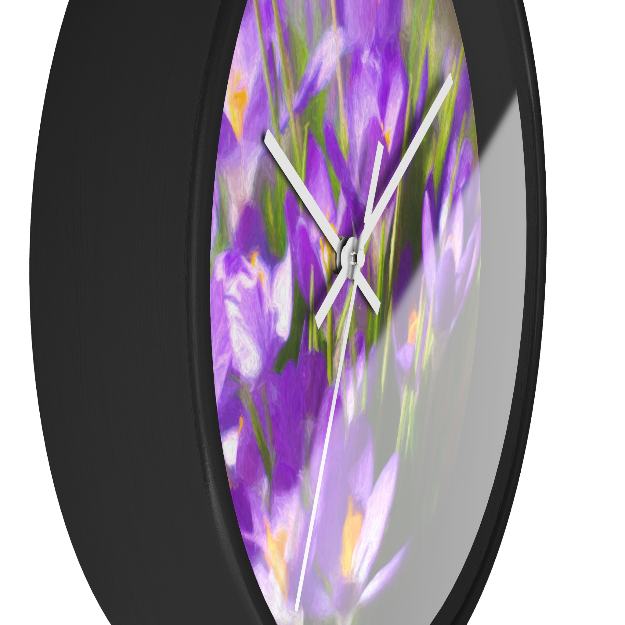 Painted Crocus - Wall clock - Image 2